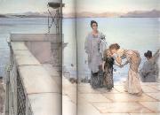 Alma-Tadema, Sir Lawrence The Kiss (mk23) china oil painting reproduction